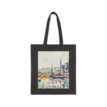 Concarneau by Paul Signac Cotton Canvas Tote Bag