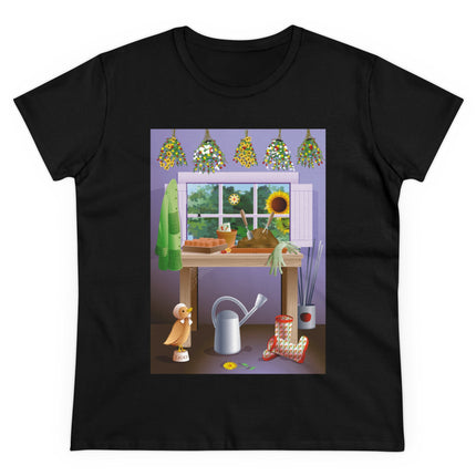 A Gardener's Haven Women's Midweight Cotton Tee