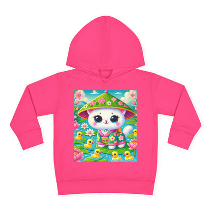 Lily Pond Stroll Toddler Pullover Fleece Hoodie