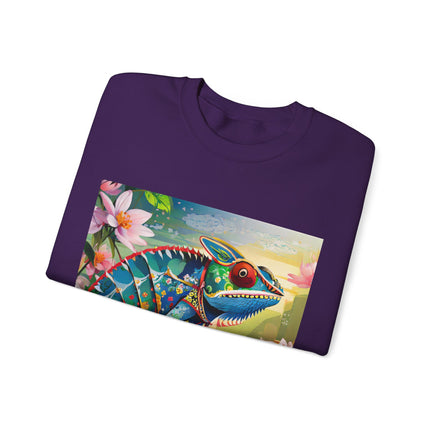 Camouflage Chameleon Unisex Heavy Blend™ Crewneck Sweatshirt