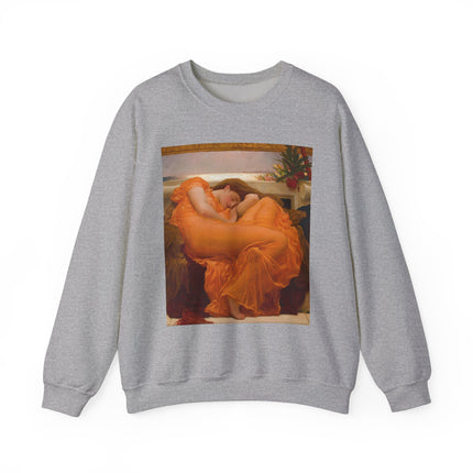 Flaming June by Frederic Leighton Heavy Blend™ Crewneck Sweatshirt