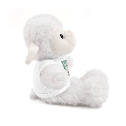 Candy Cane Timekeeper Bunny Stuffed Animals with Tee