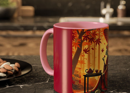 Theatrical Harvest Rabbit Colorful Mugs (11oz, 15oz)
