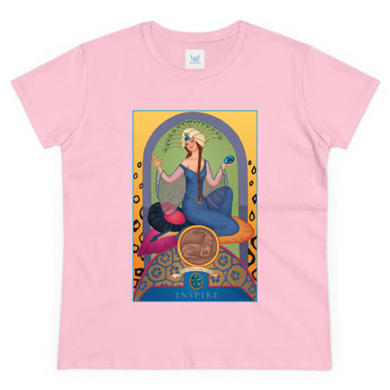 December & Tanzanite (from the Gem Series) by Sofia Chiostri Women's Midweight Cotton Tee