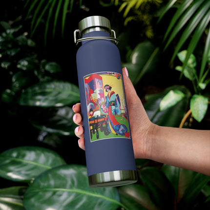 A Timeless Journey by Umberto Brunelleschi Copper Vacuum Insulated Bottle, 22oz