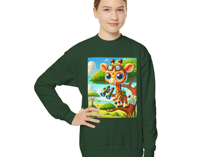 Giraffe Lookout Youth Crewneck Sweatshirt