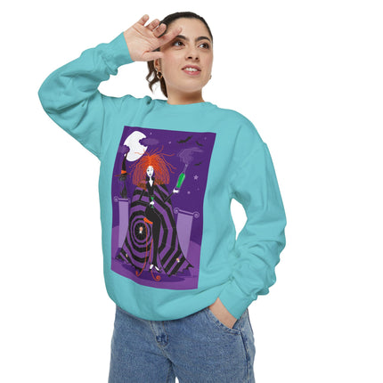 Mystic Elegance Unisex Garment-Dyed Sweatshirt