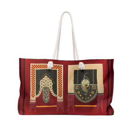 La décoration moderne dans le textile Pl. 3 by Gaston Charlet Weekender Bag