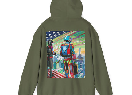NSA Cyber Punk Computer Hacking Team – Heavy Blend™ Hooded Sweatshirt