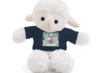 Candy Cane Timekeeper Bunny Stuffed Animals with Tee