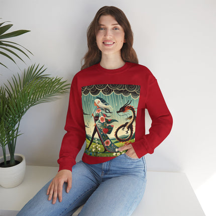 The Dragon Fairy’s Stride Heavy Blend™ Crewneck Sweatshirt