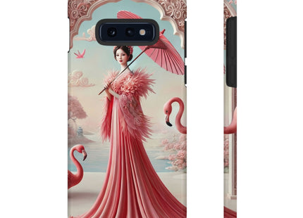Petals, Porcelain, and Flamingos Phone Cases