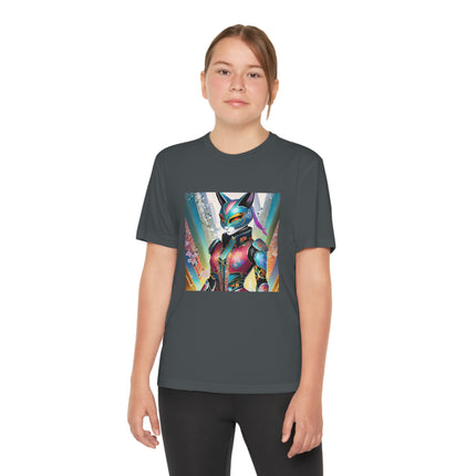 Cyberpunk Chic Youth Competitor Tee