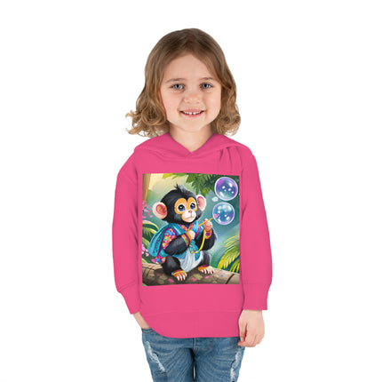 Bubble Magic in the Jungle Toddler Pullover Fleece Hoodie
