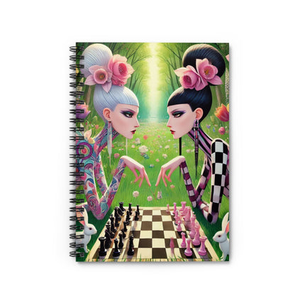 The Spring Gambit: A Fairy’s Move Spiral Notebook – Ruled Line