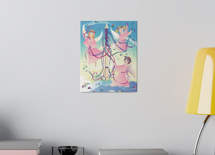 Angelic Revelry Matte Canvas, Stretched, 0.75"