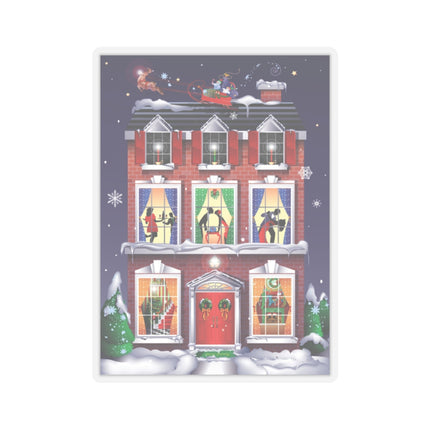 A Christmas Eve Celebration Kiss-Cut Stickers (4 Sizes)