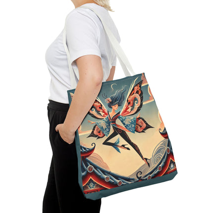 The Dragon Fairy of the Temple Tote Bag – Mythic Grace & Ancient Power