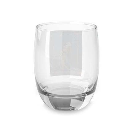 Smoke and Secrets: A Glamorous Encounter in Prohibition Era Whiskey Glass