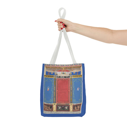 Trompe L’Oeil Designer Tote Bag – Columns, Swans and Vases (AOP)