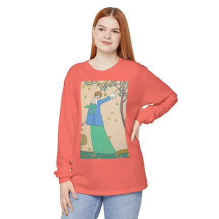 Le Verger by Georges Lepape Garment-dyed Long Sleeve T-Shirt
