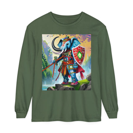 Cyberpunk Elephant Long Sleeve T-Shirt
