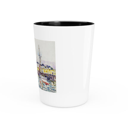 Le Croisic by Paul Signac Ceramic Shot Glass
