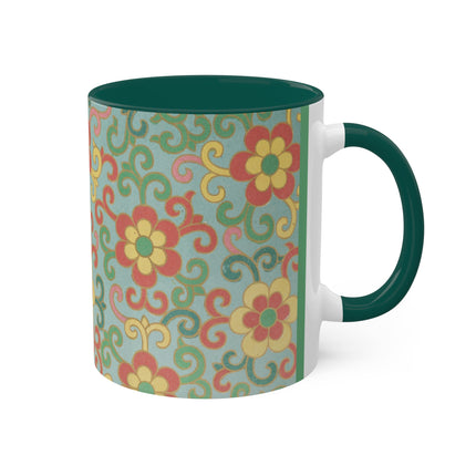 Examples of Chinese Ornament, Pl.09 by Owen Jones Colorful Mugs, 11oz