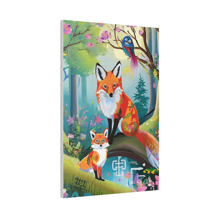 Mischievous Fox Matte Canvas, Stretched, 0.75"