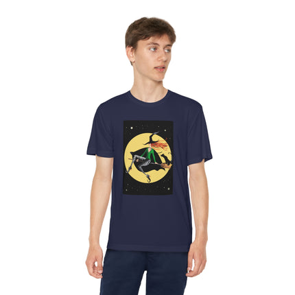 A Witch’s Moonlit Flight Youth Competitor Tee