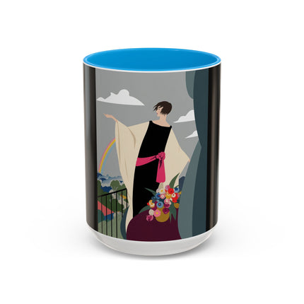 Rainbow Reverie Colorful Mugs – Elegant Renewal & Serene Beauty