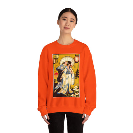 Golden Embrace Heavy Blend™ Crewneck Sweatshirt