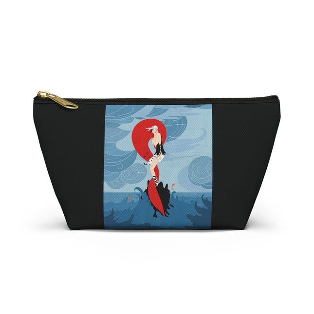 Siren of the Waves Cosmetic Bag – Dramatic Sea Power & Bold Elegance
