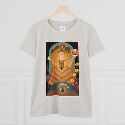 June & Pearl, Alexandrite (from the Gem Series) by Sofia Chiostri Women's Midweight Cotton Tee