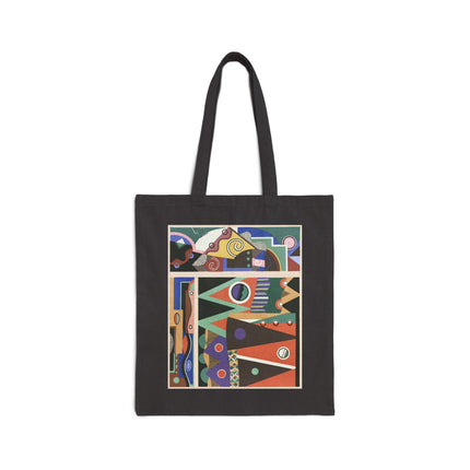 Collection decors et couleurs Pl.03 by Georges Valmiers Cotton Canvas Tote Bag