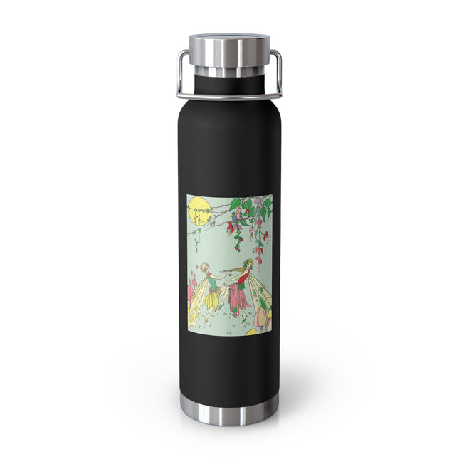 Moonlit Dance of Enchanting Fairies Copper Vacuum Insulated Bottle, 22 oz