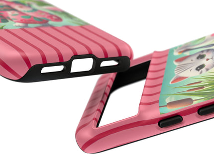 Geisha Kitten Strolls Among the Spoonbills Phone Cases