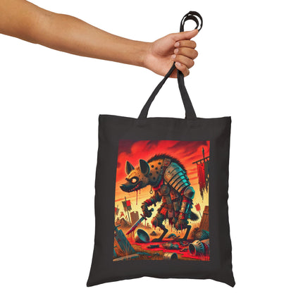 The Cunning Scavenger Cotton Canvas Tote Bag – Grit, Wit & Relentless Survival