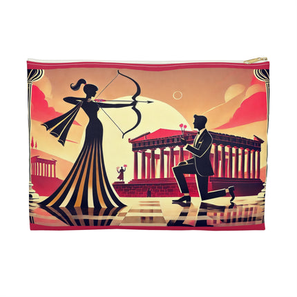Art Deco Valentine's Romance Accessory Pouch