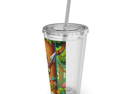 Stealthy Stripes Sunsplash Tumbler with Straw, 16oz