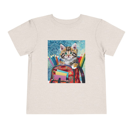Whiskered Wanderings Toddler Short Sleeve Tee