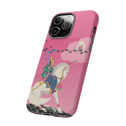 Samurai Princess on the White Steed Phone Case – Epic Grace & Mythic Power