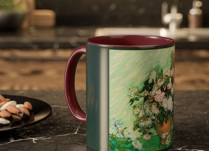 Roses by Vincent Van Gogh Colorful Mugs (11oz, 15oz)