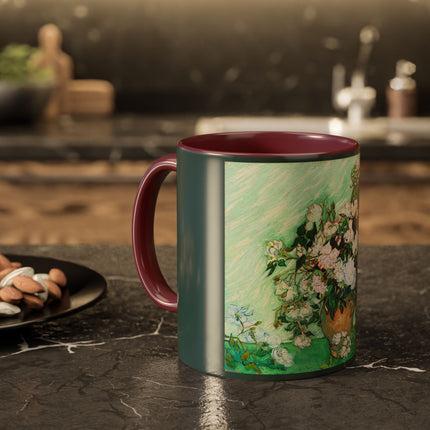 Roses by Vincent Van Gogh Colorful Mugs (11oz, 15oz)