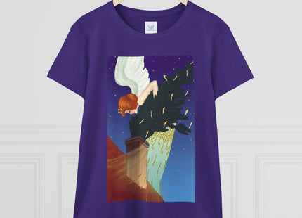 The Christmas Angel Women's Midweight Cotton Tee