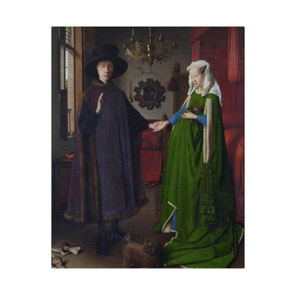 Arnolfini Portrait by Jan Van Eyck Matte Canvas, Stretched, 0.75"