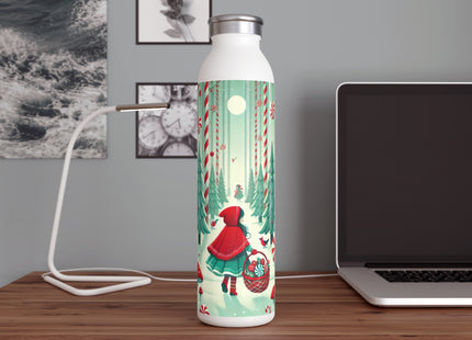 Enchanted Candy Forest Slim Water Bottle