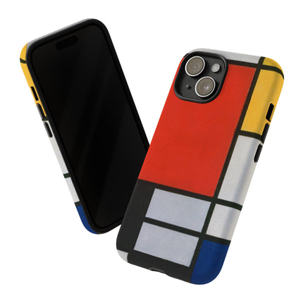Composition with Red, Yellow, Blue, and Black by Piet Mondrian Phone Cases