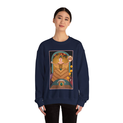 June & Pearl, Alexandrite (from the Gem Series) by Sofia Chiostri Heavy Blend™ Crewneck Sweatshirt