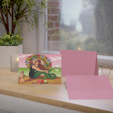 Siren Serenade by Carlo Chiostri Greeting Cards (1, 10, 30, and 50pcs)